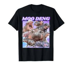 Moo Deng Baby Nilpferd T-Shirt von Moo Deng Hippo Meme