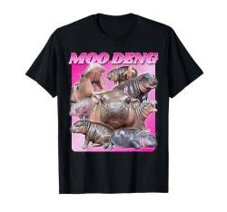 Moo Deng Baby Nilpferd T-Shirt von Moo Deng Hippo Meme