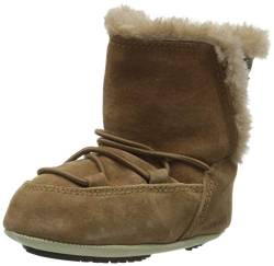 Moon-boot Crib Suede, Unisex-Kinder Schneestiefel, Beige (Whiskey 001), 17/18 EU von Moon Boot