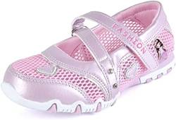 Mooyii Kinder Mädchen Sandalen Geschlossen Mesh Schuhe rutschfest Atmungsaktiv Prinzessin Flach Kinderschuhe Frühling Sommer Sneakers Sportschuhe Closed Toe Summer Sandals von Mooyii