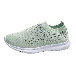 Morbuy Damen Sneakers Laufschuhe Leichtgewichts Atmungsaktiv Frauen Joggingschuhe Weiche Schuhe Fußballschuhe Casual Große Größe Fashion Für Trekking Running Workout von Morbuy