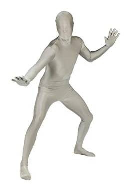 Morphsuits MSSI2 Farbe Costume Body Suit, Silber, XXL von Morphsuits