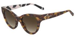 Sonnenbrillen  Moschino Mol053/s col. 1nr/ha Damen Panthos Havana von Moschino