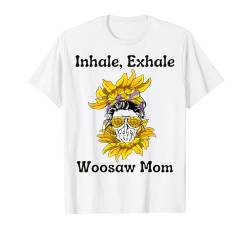 Mama Sonnenblume Leben Muttertag Frauen Frühling Sommer Blume T-Shirt von Mother Skull Skeleton Flowers Mommy Birthday Gifts