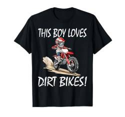 Dieser Junge liebt Dirt Bikes, Kinder Dirt Bike T-Shirt von Motocross and dirt bike for kids saying