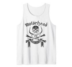 Motörhead – March or Die Cross Bones White Tank Top von Motörhead Official