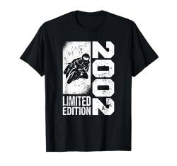 Motorradfahrer Geschenke Geburtstag Jahrgang 2002 Motorrad T-Shirt von Motorcycle Accessories Gifts Shirts