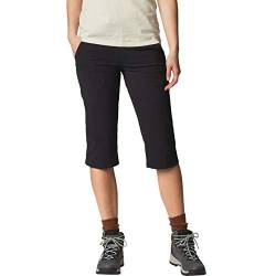 Mountain Hardwear W Dynama 2 Capri Schwarz - Weiche Wasserabweisende Damen Caprihose, Größe S - Farbe Black von Mountain Hardwear