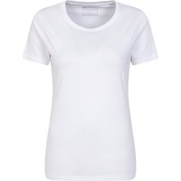 Basic Damen Rundhals T-Shirt - Weiss von Mountain Warehouse