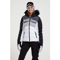 Cascade gepolsterte Skijacke für Damen - Weiss von Mountain Warehouse