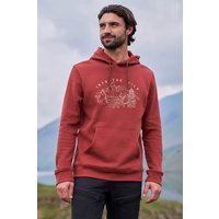 Into The Wild Kapuzenpullover für Herren - Orange von Mountain Warehouse