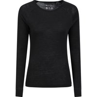 Merino Rundhals Damen Thermo-Oberteil - Schwarz von Mountain Warehouse