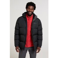 Snow Gesteppte Herrenjacke - Schwarz von Mountain Warehouse