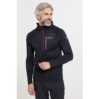 Solo Recycelter Herren Slimfit Kapuzenpullover - Schwarz von Mountain Warehouse