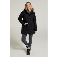 Tarka II Lange Damen Steppjacke - Schwarz von Mountain Warehouse