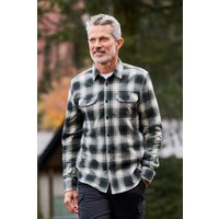 Trace Langärmliges Flanell-Shirt für Herren  - Grün von Mountain Warehouse