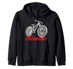 Bikeoholic Fahrrad Mountainbike Biker Radfahren Liebhaber Kapuzenjacke von Mountainbike Abenteuerausrüstung Fahrrad Geschenk