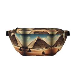 Dreaming of the Pyramids of Khufu Vielseitige Bauchtaschen, sportliche & Unisex-Hüfttasche – eine perfekte Wahl für Alltag und Reisen, Dreaming Of The Pyramids Of Khufu, Einheitsgröße von Mouxiugei