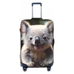 Niedlicher Koala schützt Ihr Gepäck mit unserer einzigartigen Koffer-Schutzhülle – ideal für Reisen und Geschäftsreisen, Süßer Koala, Small von Mouxiugei