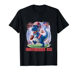 Patriotischer Dinosaurier 4. Juli Amerisaurus T Rex T-Shirt von Mrpotts73 Unabhängigkeitstag