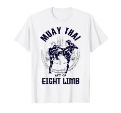 Muay Thai Art Of Eight Limb T-Shirt von Muay Thai Geschenke Traditionelle Kleidung DMTRY