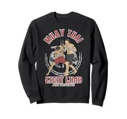 Muay Thai Eight Limb Art Defence Sweatshirt von Muay Thai Geschenke Traditionelle Kleidung DMTRY