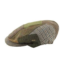 Mucros Weavers Kerry Cap Irish Hat Made in Ireland, Patchwork B, Groß von Mucros Weavers