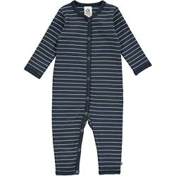 Müsli by Green Cotton Baby Boys Stripe Rib Bodysuit and Toddler Sleepers, Night Blue/Spa Green, 80 von Müsli by Green Cotton