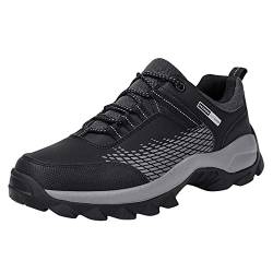 Mumuj Sommerschuhe Wanderschuhe Sportschuhe Herren Sommer Laufschuhe Straßenlaufschuhe Walkingschuhe 2022 Herren Outdoor-Wanderschuhe Ultra-leichte Casual Sport Runde Zehe Bequeme Mode Turnschuhe von Mumuj