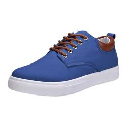 Mumuj Trendy men's slip-on shoes Sommermode Herren One Foot Stirrup Sneakers Herren Mesh Stoff Bequeme Freizeitschuhe (Blue, 46) von Mumuj