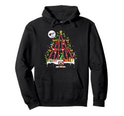 Weihnachtsmann Rentier Elf Klarinetten Weihnachtsbaum Zwerg Instrument Pullover Hoodie von Musical, Musician Christmas Costume