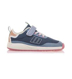 Mustang Kids Unisex für Kinder. 49045 Turnschuhe Free Blue (33), Blau, Stoff, Wohnung, Schnürsenkel, Klettverschluss, Lässig, Kinderbekleidu von Mustang Kids