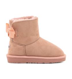 Mustang Kids für Mädchen. 47951 Stiefelette Sky pink (33), Stoff, Wohnung, 1 bis 3 cm, Keine, Lässig, Rosa, Kinderbekleidung von Mustang Kids