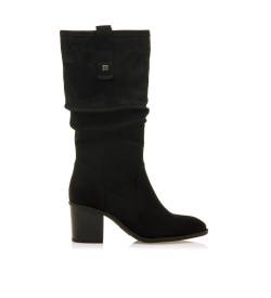 Mustang für Damen. 59357 Miriana Stiefel Schwarz (36), Stoff, 5 bis 8 cm, Keine, Lässig von Mustang