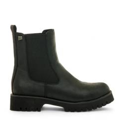 Mustang für Damen. 59471 Stiefelette 59471 schwarz (36), Stoff, 1 bis 3 cm, Keine, Lässig von Mustang