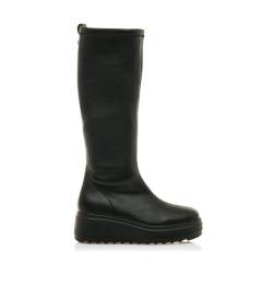 Mustang für Damen. 59572 Stiefel Nolia Schwarz (39), Stoff, 5 bis 8 cm, Reißverschluss, Lässig von Mustang