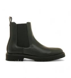 Mustang für Herren. 84637 Daris Stiefelette schwarz (46), 3 bis 5 cm, Schnürsenkel, Lässig von Mustang