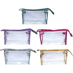 5 Stück Transparente Kosmetiktasche Reißverschluss, Transparente Kulturbeutel-Tragetasche, Tragbare Make-up-Tasche, wasserdichte Make-up-Tasche, Organizer-etui Für Reisen von Muteitt