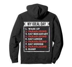 Lustiges Gleitschirmfliegen mein idealer Tag Pullover Hoodie von My ideal day