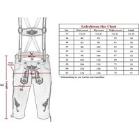 Myooka Trachtenlederhose Trachten Set Herren 5 Teilig,Trachtenlederhose Kurz Hemd Schuhe Socken von Myooka