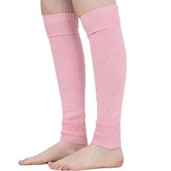 Mysocks Stulpen Damen beinwärmer Frauen Mädchen Winter 80er Stulpen Beinstulpen Beinwärmer Kniestrümpfe Leg Warmers Strümpfe in Einheitsgröße, rosa gesprenkelter Glitzer von Mysocks