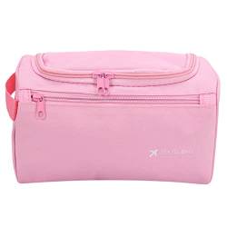 Mzpeldxk Rosa LäSsige MäNner HäNgen GroßE Kosmetik Tasche GeschäFt Make-Up Fall Frauen Make-Up ReißVerschluss Organizer Aufbewahrungs Beutel Toiletten Artikel Wasch Bad von Mzpeldxk