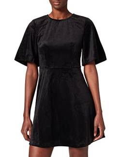 NA-KD Damen Velvet Mini Dress Lssiges Kleid, Schwarz, 38 EU von NA-KD