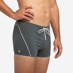 Badehose Boxer Herren - 100 Plus grau von NABAIJI