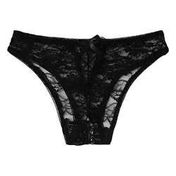 Unterwäsche Brasilien Slip String Tanga Damen Hot Pants Höschen Spitze Sexy Tanga Erotisch Unterhose Nahtlos-Slip Frauen Dessous Nachtwäsche String Tanga Hipster Panties Damen Reizwäsche Für Sex von NAFING