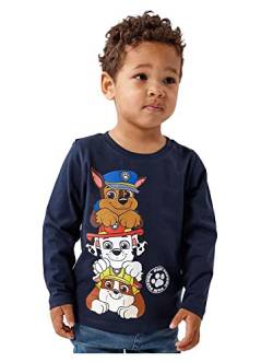 NAME IT Baby-Jungen NMMJUSUL PAWPATROL LS TOP NOOS CPLG Langarmshirt, Dark Sapphire, 86 von NAME IT