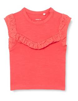 NAME IT Baby-Mädchen NBFJOLINE SS TOP T-Shirt, Watermelon, 56 von NAME IT