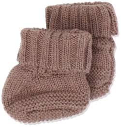 NAME IT Baby-Mädchen NBFWRILLA Wool Knit Slippers XXIII Socken, Peppercorn, 50W / 56L von NAME IT