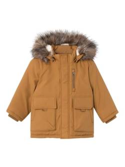 NAME IT Jungen NKMMASTER Jacket PB Parka, Braun, 146 von NAME IT