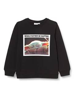 NAME IT Jungen NKMSTARWARS Diego Sweat BRU BFU Sweatshirt, Black, 116 von NAME IT